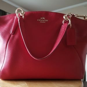 Red Coach Handbag